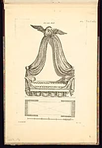 Lit avec Aigle by Richard de Lalonde, French, active 1780–96