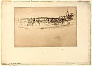 Little Putney Bridge by James McNeill Whistler, American, 1834–1903