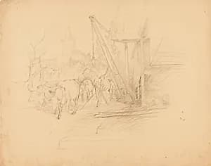 Logging Camp by Solon H. Borglum