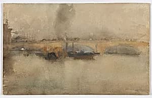 London Bridge by James McNeill Whistler (1834-1903)