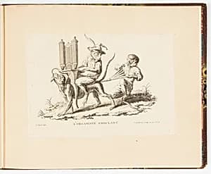 L'ORGANISTE AMBULANT by Christophe Huet, French, 1695 – 1759