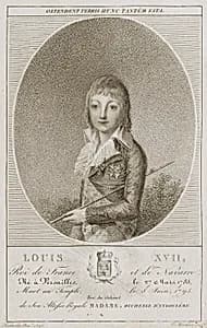 Louis XVII by C. Hourdain, French, active 18th century