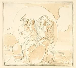 Madonna and Angel by Fortunato Duranti, Italian, 1787 - 1863