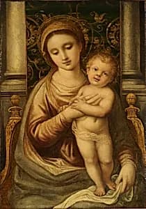 Madonna and Child by Unidentified (Italian)