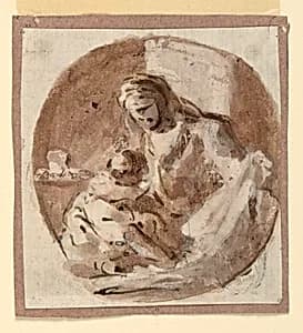Madonna and Child by Domenico Mondo, Italian, 1723 - 1806