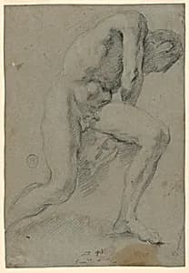 Male nude by Unknown