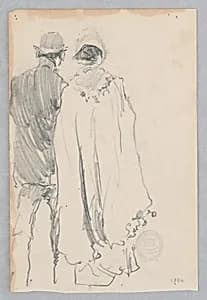 Man and woman by Robert Frederick Blum, American, 1857–1903