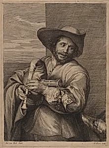 Man with Bagpipe