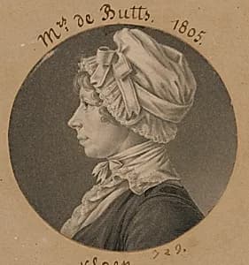 Marianne Welby DeButts by Charles Balthazar Julien Févret de Saint-Mémin, 12 Mar 1770 - 23 Jun 1852