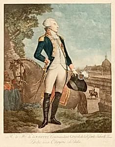 Marquis De Lafayette by Philibert-Louis Debucourt, 1755 - 1832