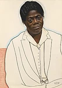 Mary McLeod Bethune by Winold Reiss, 16 Sep 1886 - 29 Aug 1953