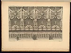 Mausoleum by Jean Berain, the elder, French, 1640-1711