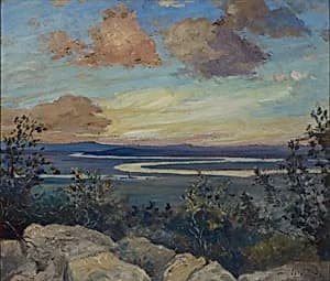 Meandering River by Louis Eilshemius, American, b. Arlington, New Jersey, 1864–1941