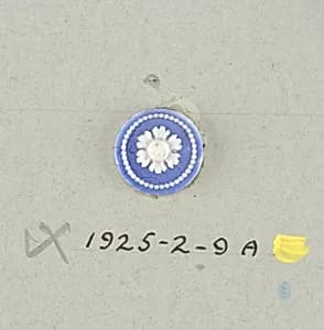 Medallion button by Unknown