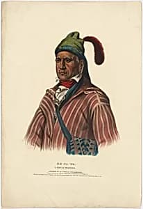 Menawa by Alfred M. Hoffy, active 1835 - 1864