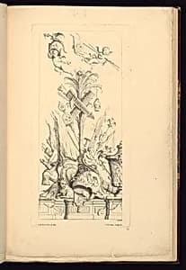 Military Ornament Design by Jean-Bernard Turreau, French, 1672 - 1731