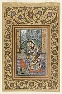Miniature: Seated Figure by Unknown