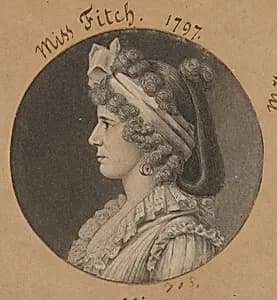 Miss Fitch by Charles Balthazar Julien Févret de Saint-Mémin, 12 Mar 1770 - 23 Jun 1852