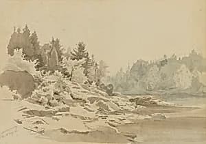 Montmorency River, Quebec by Johann Hermann Carmiencke
