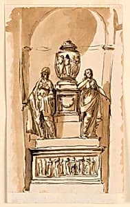 Monument by Giuseppe Barberi, Italian, 1746–1809