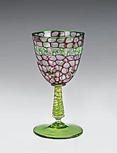 Mosaic Glass Goblet