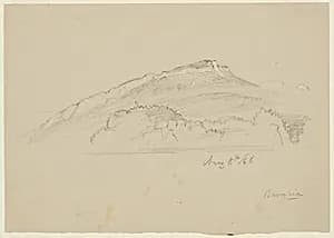 Mountain in Bavaria by Frederic Edwin Church, American, 1826–1900