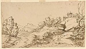 Mountainous Landscape by Unknown