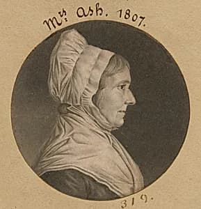 Mrs. Ash by Charles Balthazar Julien Févret de Saint-Mémin, 12 Mar 1770 - 23 Jun 1852