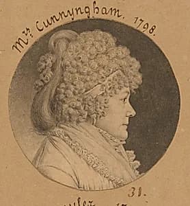 Mrs. Cunnyngham by Charles Balthazar Julien Févret de Saint-Mémin, 12 Mar 1770 - 23 Jun 1852