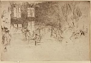 Murano-Glass Furnace by James McNeill Whistler (1834-1903)