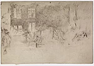 Murano-Glass Furnace by James McNeill Whistler (1834-1903)