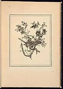 Musical Trophy Design by Pierre Ranson, French, 1736–1786