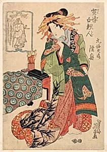 Mutsu of Maruebiro by Keisei Eisen, Japanese, 1790 – 1848