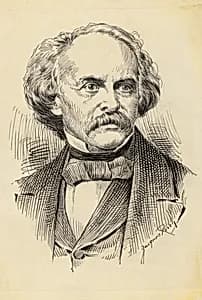 Nathaniel Hawthorne by Jacques Reich, 10 Aug 1852 - 8 Jul 1923