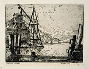 Norwich Harbor by Ozias Dodge