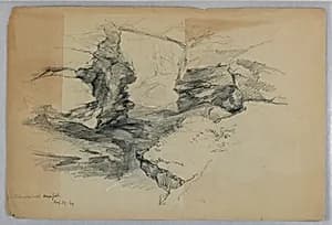 Notch, Mt. Mansfield by Daniel Huntington, American, 1816–1906