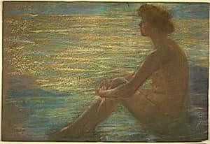 Nude against Sea by Alice Pike Barney