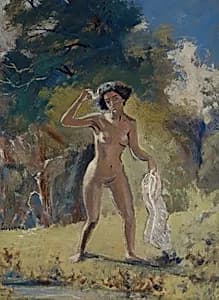 Nude Holding Shift