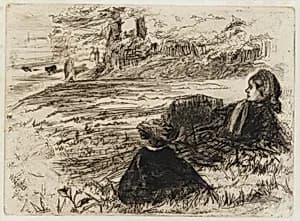 Nursemaid and Child by James McNeill Whistler (1834-1903)