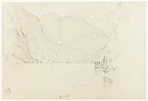 Obersee, Bavaria (Germany) by Frederic Edwin Church, American, 1826–1900