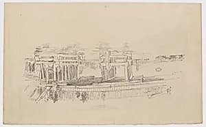 Old Battersea Bridge by James McNeill Whistler (1834-1903)
