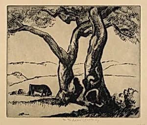 Old Oaks by H. Nelson Poole