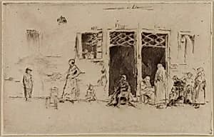 Old Women by James McNeill Whistler (1834-1903)