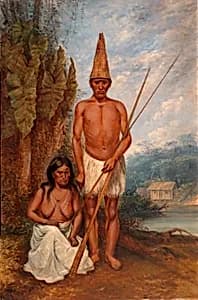 Omagua Indians by Antonion Zeno Shindler, 1813 Bulgaria-died Washington, DC 1899