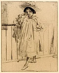 On the Porch by J. Alden Weir