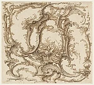 Ornament Composition by P. Ludovik, French?, active mid 18th century