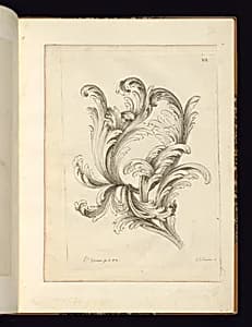 Ornament Design by Pierre Germain, French, 1703 - 1783