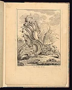 Ornament Design by François-Thomas Mondon, French, 1709 – 1755