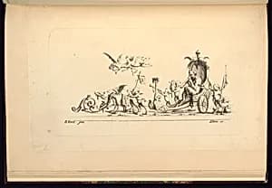 Ornament Design by Jean-Bernard Turreau, French, 1672 - 1731