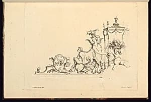 Ornament Design by Jean-Bernard Turreau, French, 1672 - 1731